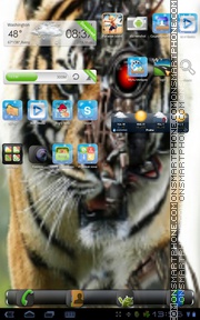 Tiger Bot theme screenshot