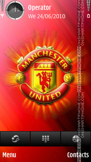 Manchester United theme screenshot