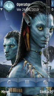 Скриншот темы Avatar Movie