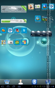 Capture d'écran KDE Lovers thème
