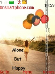 Alone But Happy es el tema de pantalla