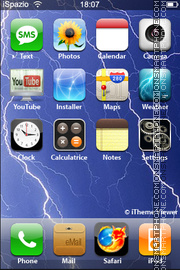 Lightning 01 tema screenshot