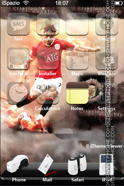 Cristiano Ronaldo 08 theme screenshot