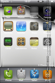 Metallic 01 tema screenshot