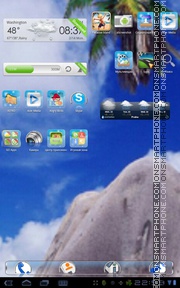 Beach 38 tema screenshot