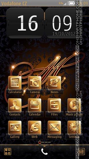 Luxury Belle tema screenshot