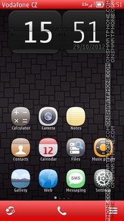 Style Black Red Belle tema screenshot