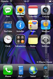 Purple Abstract 02 tema screenshot