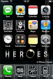 Heroes 10 tema screenshot
