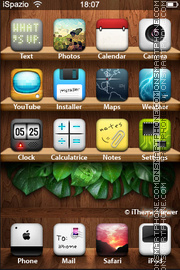 iWood Realize theme screenshot