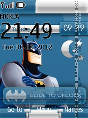 Скриншот темы Batman Live Clock