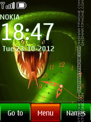 Green Snake 06 tema screenshot