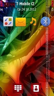 Splashed colors tema screenshot