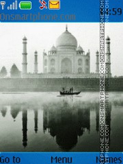 Taj Mahal View Theme-Screenshot