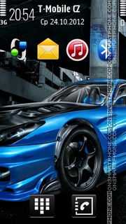 Street Race Car Anna fp50 tema screenshot