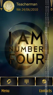 Скриншот темы I Am Number Four