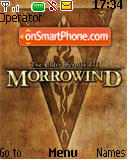 Morrowind tema screenshot