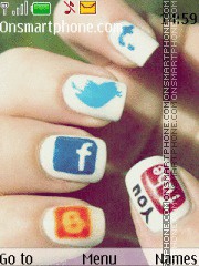 Nail Art tema screenshot