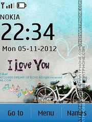 I Love You 10 theme screenshot