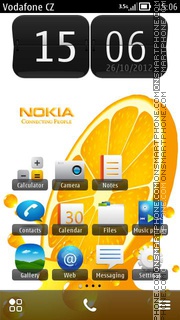 Nokia Live tema screenshot