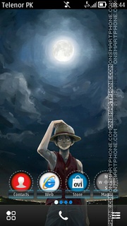 Luffy tema screenshot