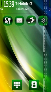 Green Ride theme screenshot