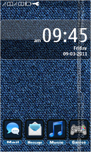 Jeans Style theme screenshot