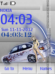 Girl And Auto By ROMB39 Theme-Screenshot