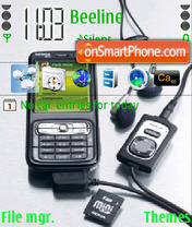 Скриншот темы Nokia N73