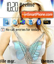 Britney 05 theme screenshot