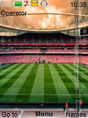 Arsenal Emirates tema screenshot