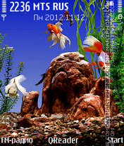 Aquarium theme screenshot