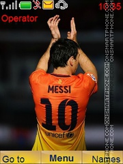 Messi2012 theme screenshot
