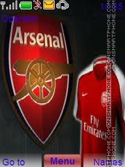 Скриншот темы Arsenalfc