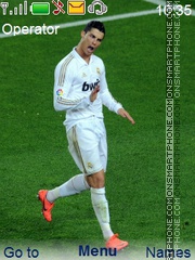 Capture d'écran Cristiano Ronaldo 7 2012 thème
