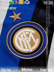 Forza Inter theme screenshot