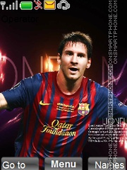 Messi Theme-Screenshot