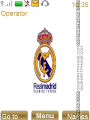 Real Madrid tema screenshot