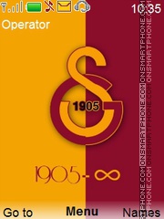 Galatasaray theme screenshot