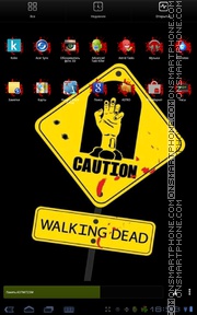Walking Dead 01 tema screenshot