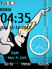 Johnny Bravo 01 theme screenshot