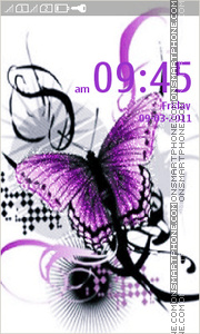 Butterfly 33 theme screenshot