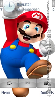 Mario theme screenshot