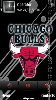 Chicago Bulls tema screenshot