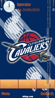 Скриншот темы Cleveland Cavalier