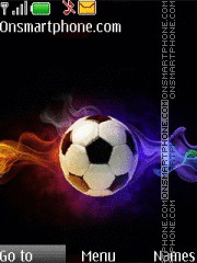 Скриншот темы Fire Football 01