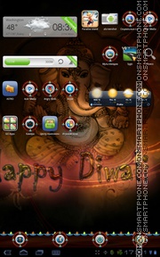 Happy Diwali 2017 tema screenshot