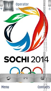 Capture d'écran Sochi thème