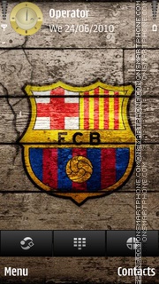 Barca tema screenshot