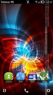 Abstract Belle tema screenshot